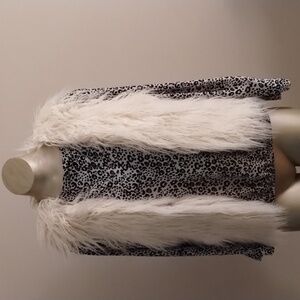 Shag Fur Vest -s Heart & Crowns